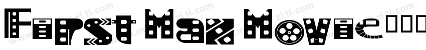 First Man Movie字体转换